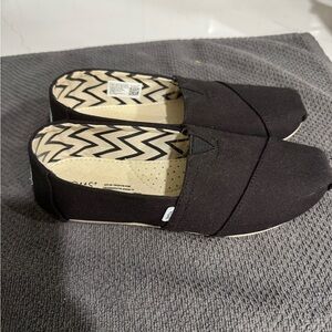 Toms Black Slip-On Shoes